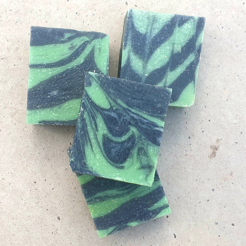 Natural Charcoal Mint Soap
